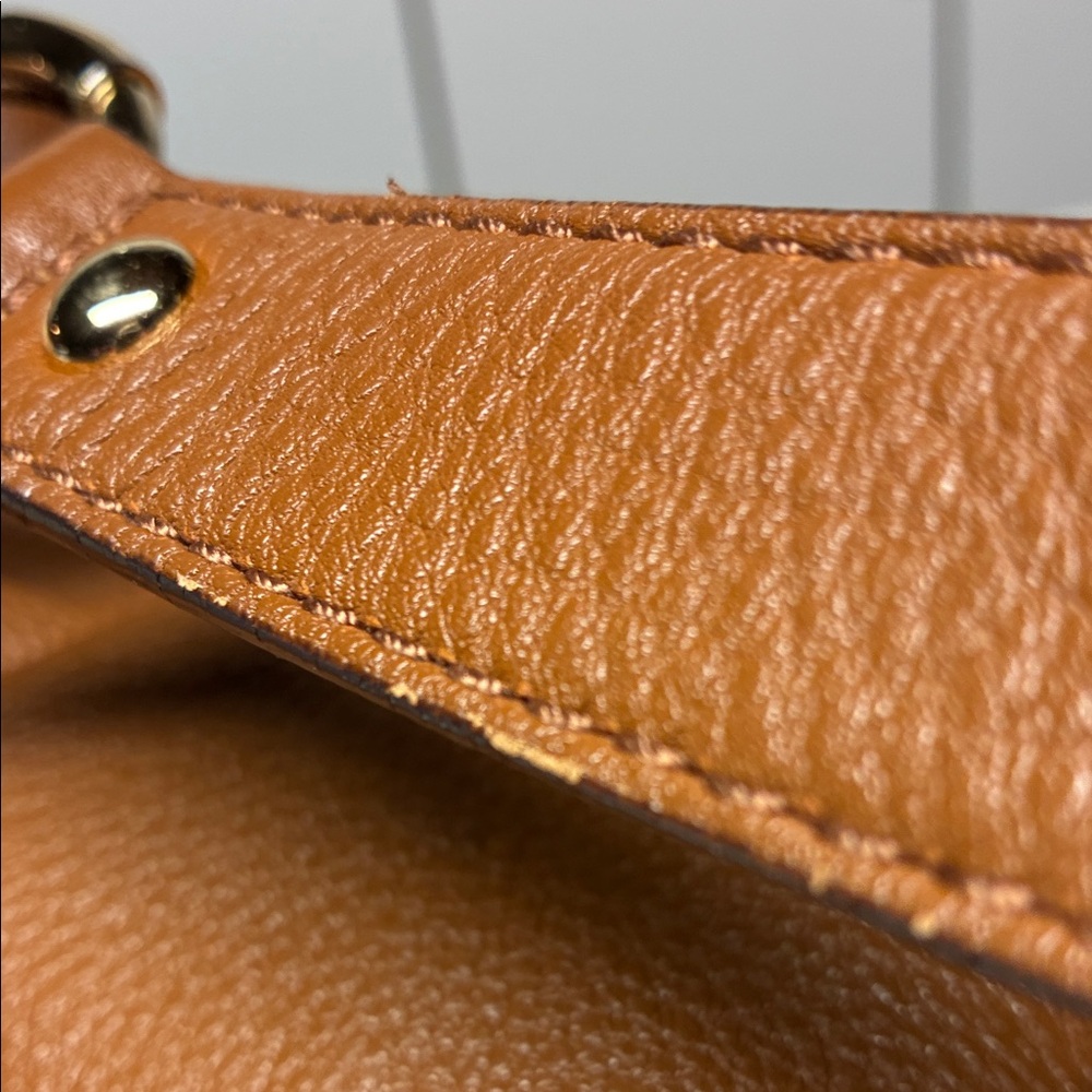 Michael Kors Leather Hobo Bag Luggage Brown - Picture 12 of 16